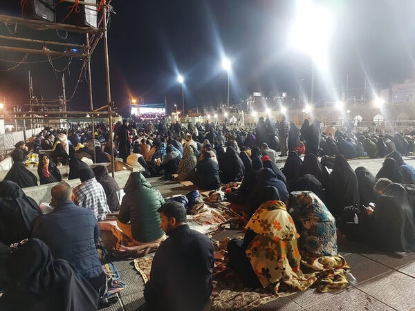 مراسم احیاء سومین شب قدر در حرم حضرت معصومه(س)