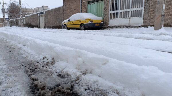 بارش زیبای برف پاییزی در شهرستان نیشابور 