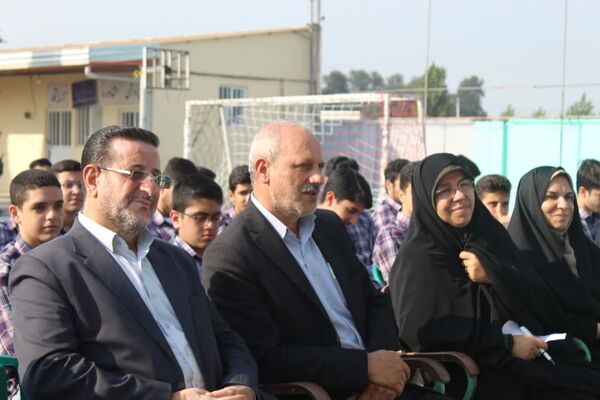مانور بازگشایی مدارس در ساری ناحیه یک
