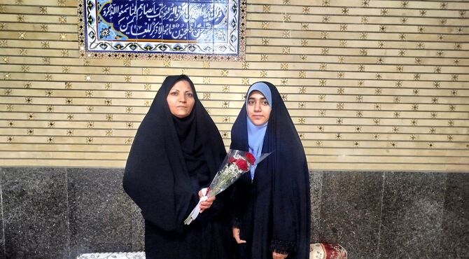 قدردانی خبرنگار پانا از معاون مدرسه در مسجد محله