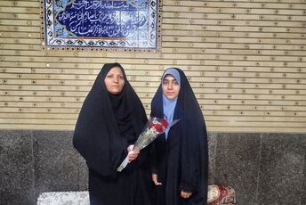 قدردانی خبرنگار پانا از معاون مدرسه در مسجد محله