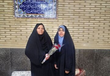 قدردانی خبرنگار پانا از معاون مدرسه در مسجد محله