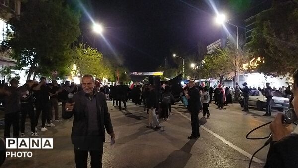 هیئت گلبو علیا در چهل و یکمین شب از اجتماعات مردمی نیشابور 