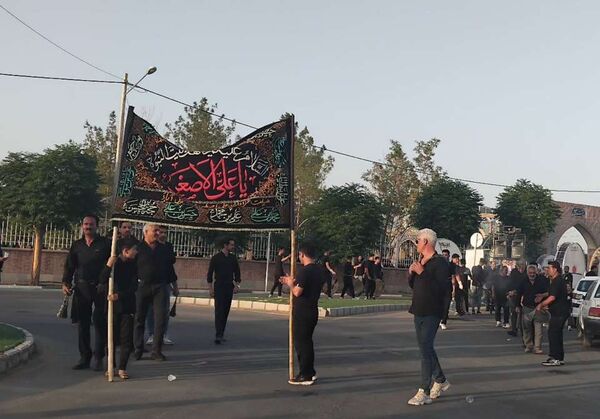 حضور پررنگ مردم شهرستان خلیل آباد در همایش بزرگ عاشورای حسینی