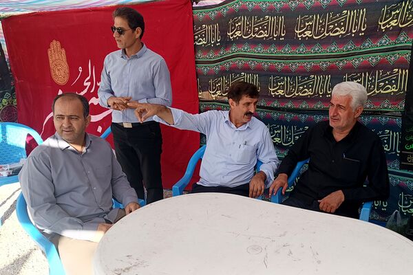 بازدید مدیر سازمان دانش‌آموزی کرمانشاه از موکب‌های اربعین حسینی 