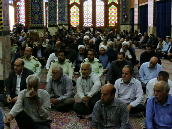 گرامیداشت شهدای هفته دولت در مسجد حظیره یزد
