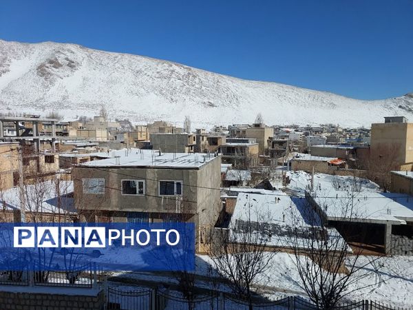 اولین برف پاییزی در شهرستان کوهرنگ