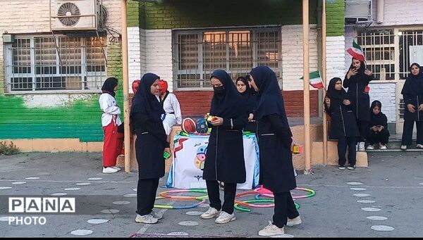 افتتاحیه المپیاد ورزشی درون مدرسه‌ای در مدرسه شهید نوری اعتماد رباط‌کریم