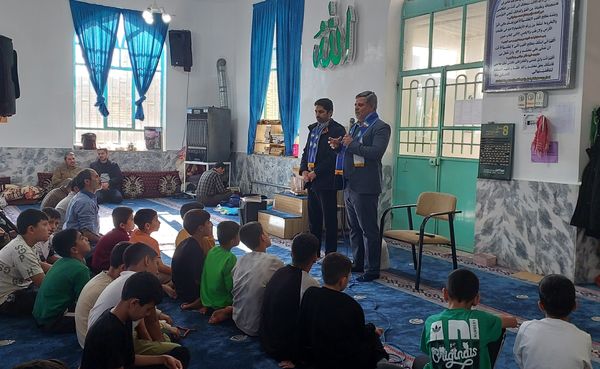 حضور مسئولان آموزش و پرورش در جمع دانش آموزان معتکف جلگه رخ