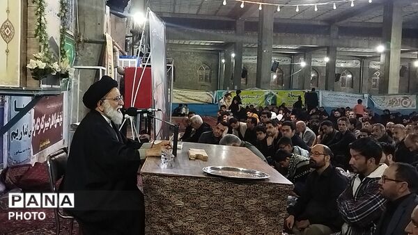 مراسم عزاداری برای شهادت امام خامنه ای در نیشابور 