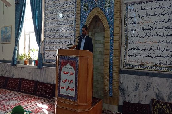 اقامه نماز جمعه در آخرین هفته ماه مبارک شعبان شهر بار نیشابور 