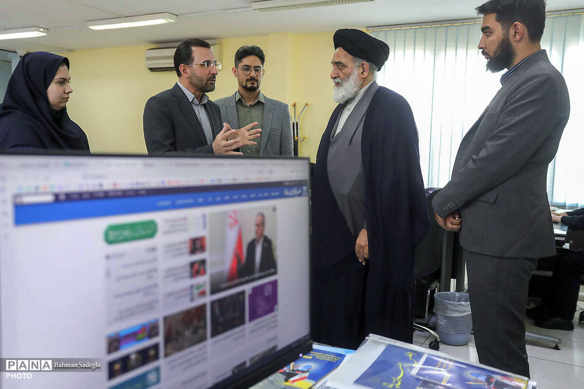 بازدید رئیس شورای هماهنگی تبلیغات اسلامی  تهران از خبرگزاری پانا