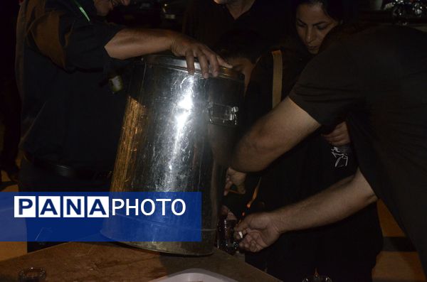 مراسم شب نهم محرم در هیئت فرهنگیان  نیشابور