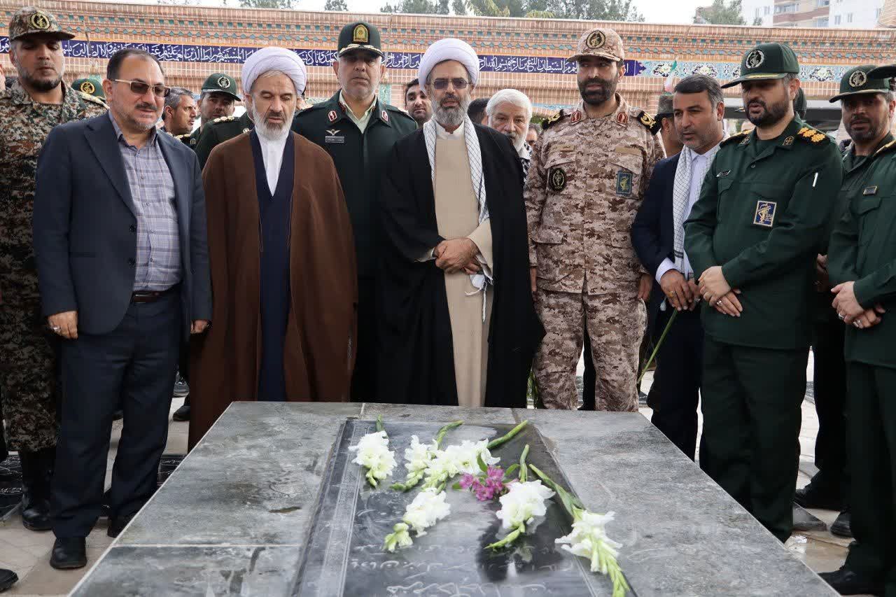 برگزاری آیین غبارروبی مزار شهدا در بجنورد 