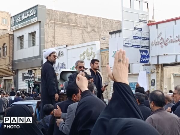 مراسم عزاداری سید علی خامنه‌ای (قدس سره )رهبر جمهوری اسلامی ایران در شهرستان کاشمر 
