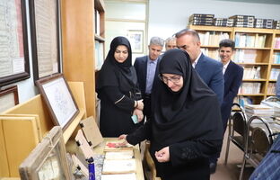 بازدید معاون آموزش ابتدایی وزارت آموزش و پرورش از گنجینه آموزش و پرورش چهارمحال و بختیاری