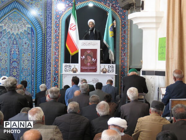 نماز عبادی سیاسی جمعه در خلیل آباد