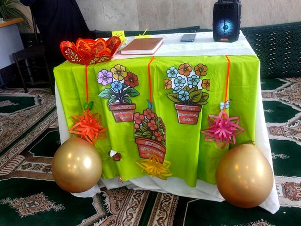 اعیادشعبانیه با حضور پر رنگ دانش‌آموزان مدرسه شهید معظم