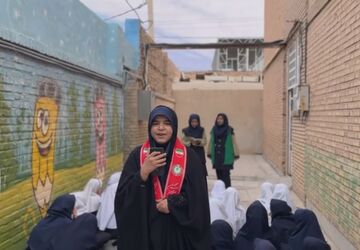 هفته کتاب و افتتاح طرح «مثلستان» در دبستان دخترانه عفت