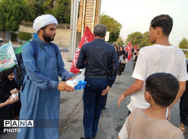راهپیمایی جاماندگان اربعین در بندرعباس