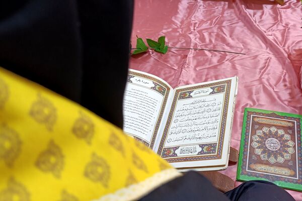 محفل انس با قرآن دانش آموزان دبیرستان مهر