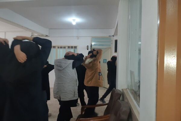  بیست و ششمین مانور زلزله در دبیرستان شهید مجید دهنوی 