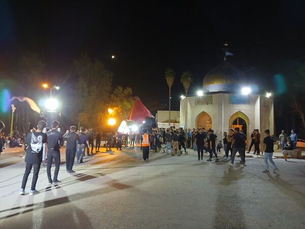 مراسم عزاداری شب عاشورا در پایگاه هوایی شهید دوران شیراز