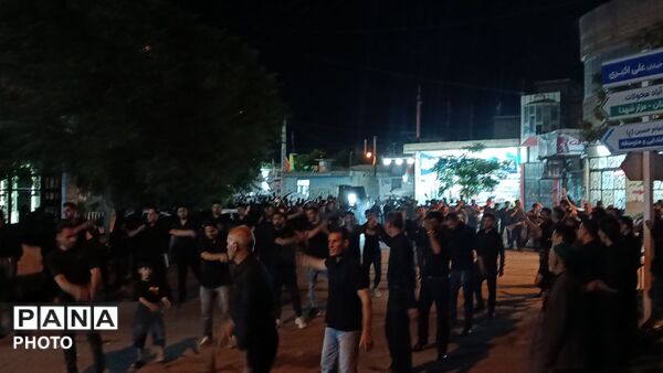 عزاداری شب نهم محرم الحرام در روستای رزق آباد 