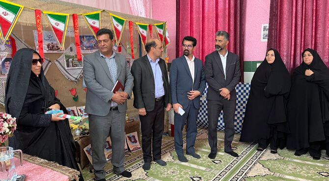 زنگ مهر و اولیا در مدرسه ارشاد شهرستان خاتم