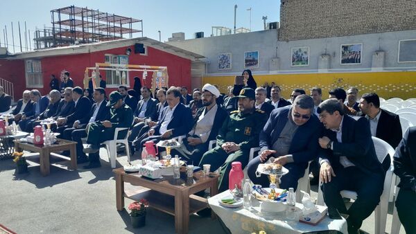 آیین نواختن " زنگ سپاس معلم "  در تربت حیدریه