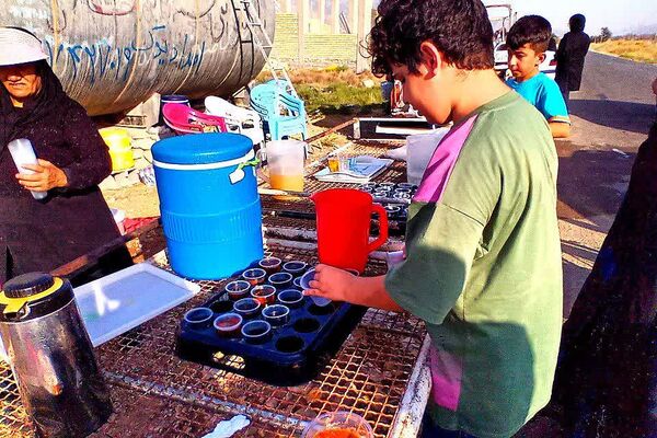 پذیرایی موکب‌ها از جاماندگان اربعین حسینی در شهرستان باشت