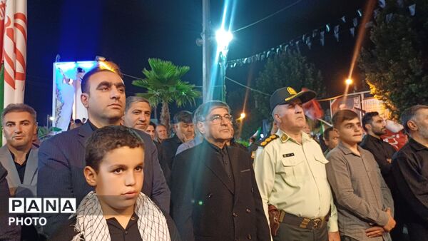 حماسه ای دیگر از مردم کوهدشت در اجتماعات شبانه 