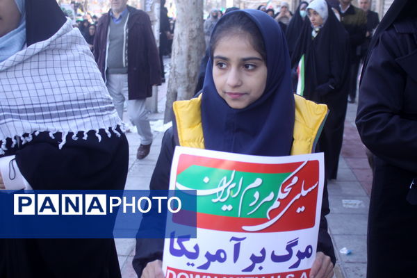 راهپیمایی ۲۲ بهمن در شهرستان نظرآباد 