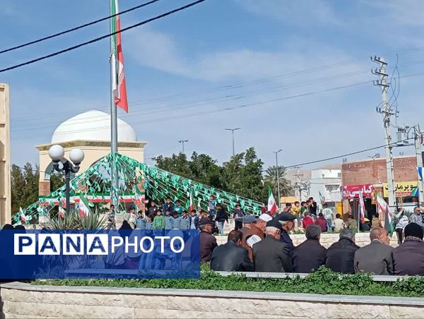 راهپیمایی 22 بهمن در لارستان 