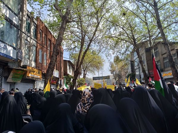 راهپیمایی روز قدس در ساری 