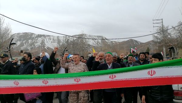راهپیمایی ۲۲بهمن ماه روز پیروزی انقلاب اسلامی ایران در بار