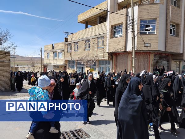 شهر وردنجان یک‌صدا به حمایت از فلسطین برخاست