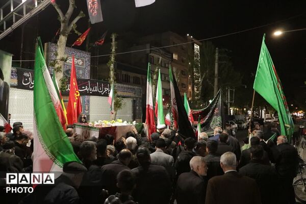 مراسم سوگواری چهلمین روز شهادت قائد امت و تشییع پیکر شهید در چهاردانگه