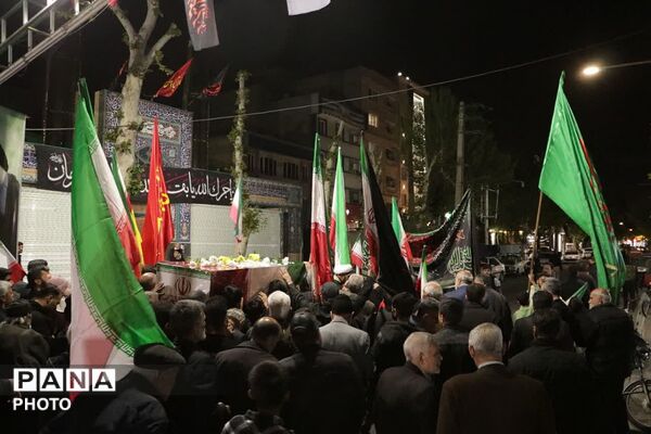 مراسم سوگواری چهلمین روز شهادت قائد امت و تشییع پیکر شهید در چهاردانگه