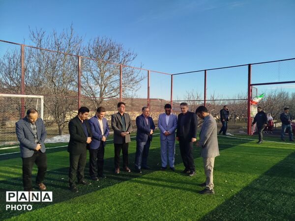 افتتاح زمین چمن مصنوعی اردوگاه المهدی (عج) مراغه