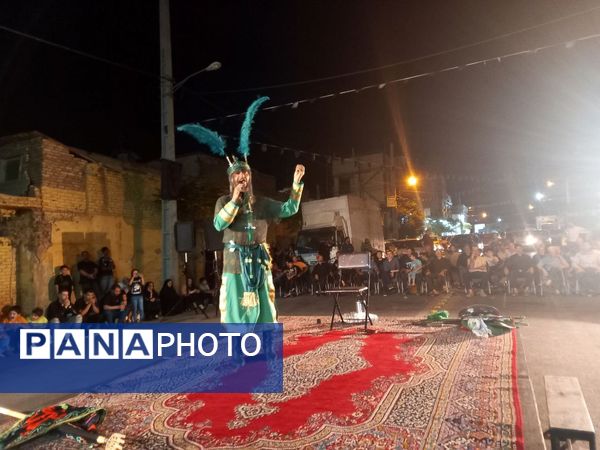 مراسم تعزیه خوانی شهادت حضرت عباس  در قیامدشت