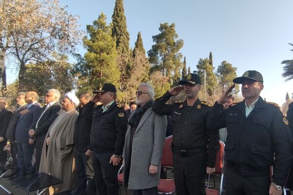 سومین سالگرد شهید علی‌اکبر رنجبر در گلزار شهدای شیراز