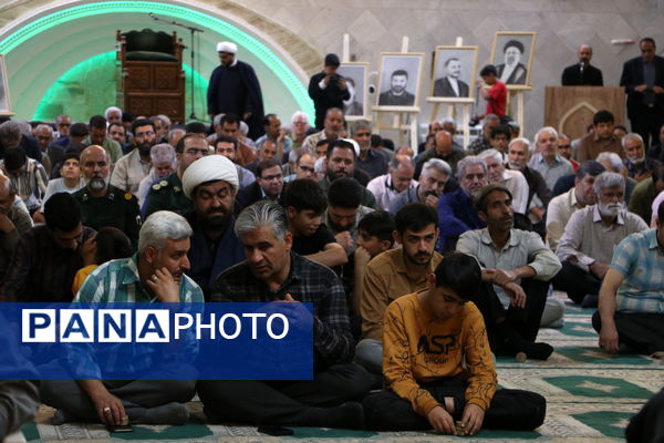 مراسم بزرگداشت شهدای خدمت در مسجد جامع شهرستان آباده 