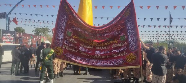 کاروان عشق و وفا از میدان بزرگمهر تا گلستان شهدا