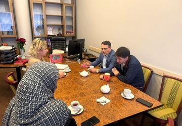 دیدار مدیرعامل خانه کتاب و ادبیات ایران با مدیر خانه کتاب مسکو/ از تبادل کتاب تا همکاری دیجیتال