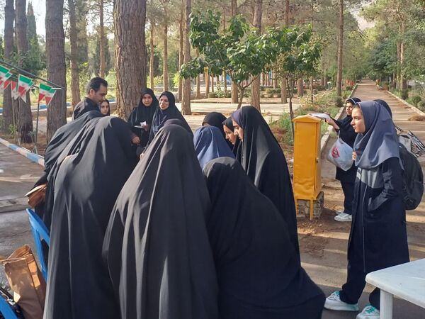 ‌‌روز دوم پیش اردوی ملی پیشتازان سازمان دانش آموزی استان اصفهان