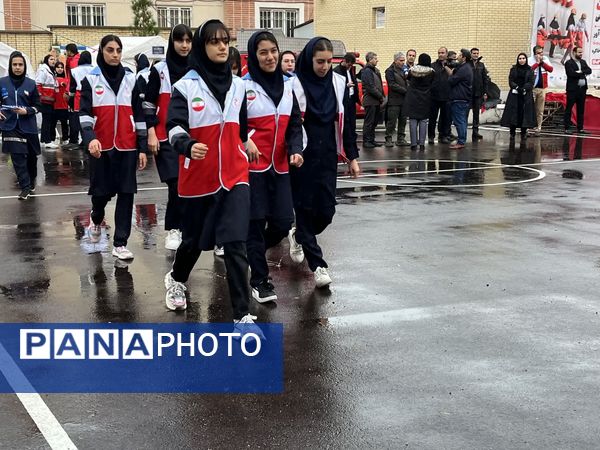 مانور زلزله در مدرسه بانو خاکره شیراز