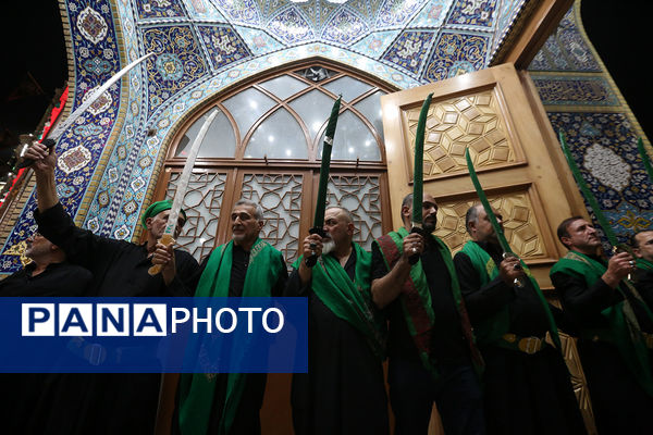 «مشق شمشیر» عزاداری سنتی نجفی‌های مقیم قم