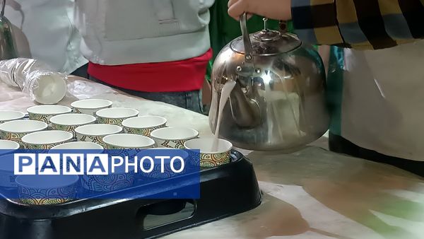 موکب پذیرایی مسجدالرضای نیشابور به‌مناسبت میلاد امام زمان (عج)