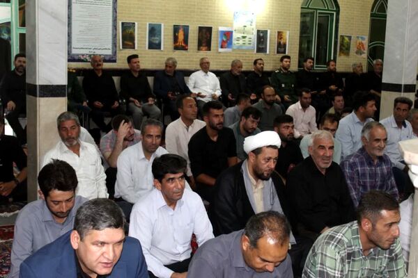 ادای احترام به حماسه‌سازان مقاومت؛ مراسم چهلم شهدای جنگ ۱۲ روزه در ملکان